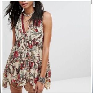 Free People Haze Floral Tunic